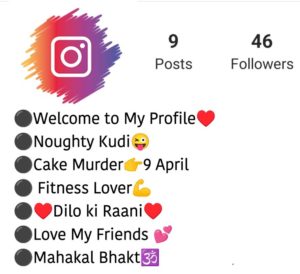 Bio for Instagram for Girl