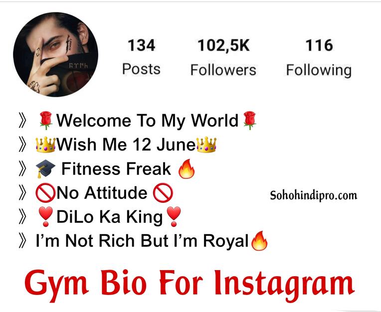Best Gym Bio For Instagram